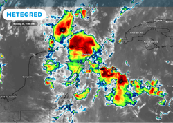 Tropical disturbance near the Western Caribbean shows potential for development