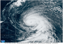 The UK is anticipating ex-Hurricane Kirk