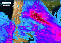 Último round de tormentas fuertes a severas en Argentina