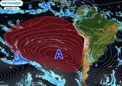 Gigantesco anticiclón bloqueará lluvias en Chile y aumentará el déficit