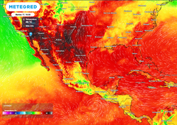 Un anticiclón favorece calor superior a 45 ºC: se instala en estos 3 estados de México y mantiene un ola de calor 