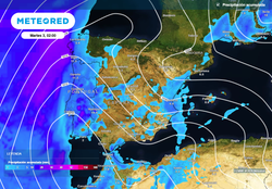 Una vaguada polar se acerca a España: giro de tiempo radical con lluvias, tormentas y nieve en estas zonas