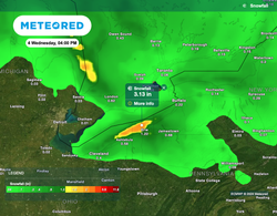 Arctic air lingers over the eastern half of the country, lake effect snow blankets the Great Lakes