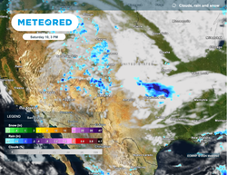 Central Rockies brace for heavy rains as the heat lingers over the South