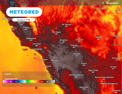 Sweltering heat persists in the Southwest, while heavy downpours soak the Sunshine State