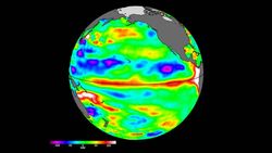 Variaciones del nivel del mar detectan las señales tempranas de el fenómeno de El Niño
