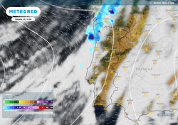 Poeiras, chuva, trovoada e descida acentuada da temperatura: eis o tempo na sua região até domingo!