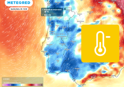 Iminente mudança de massas de ar: descida acentuada das temperaturas em Portugal