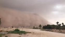 Una gran tormenta de arena barre el desierto de Al-Muthanna y desata el caos en el sur de Irak: el vídeo del fenómeno