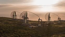 Vier Riesenteleskope auf La Palma begründen neues Zeitalter der Gamma-Astronomie