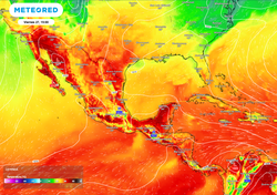 Ambiente caluroso, rachas de hasta 60 km/h y lluvias aisladas de 15 mm en México