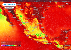 Calor con Monzón Mexicano y dos ondas tropicales, generan lluvias este viernes en el Norte, Occidente y Centro de México