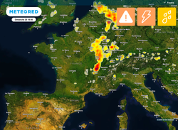 Orages violents attendus ce dimanche en France.