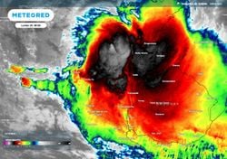 Se espera mucha más agua en esta húmeda semana en Argentina