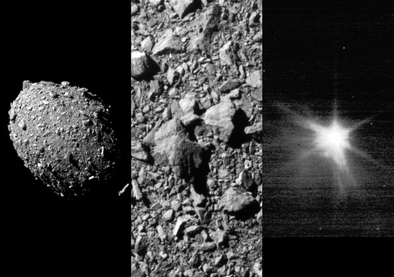Missão DART se choca com asteroide! Confira as imagens do impacto Missão DART se choca com asteroide! Confira as imagens do impacto