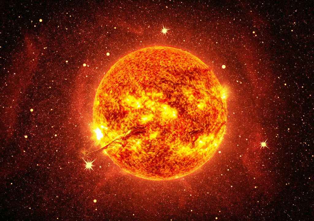 Temperatura máxima do Sol