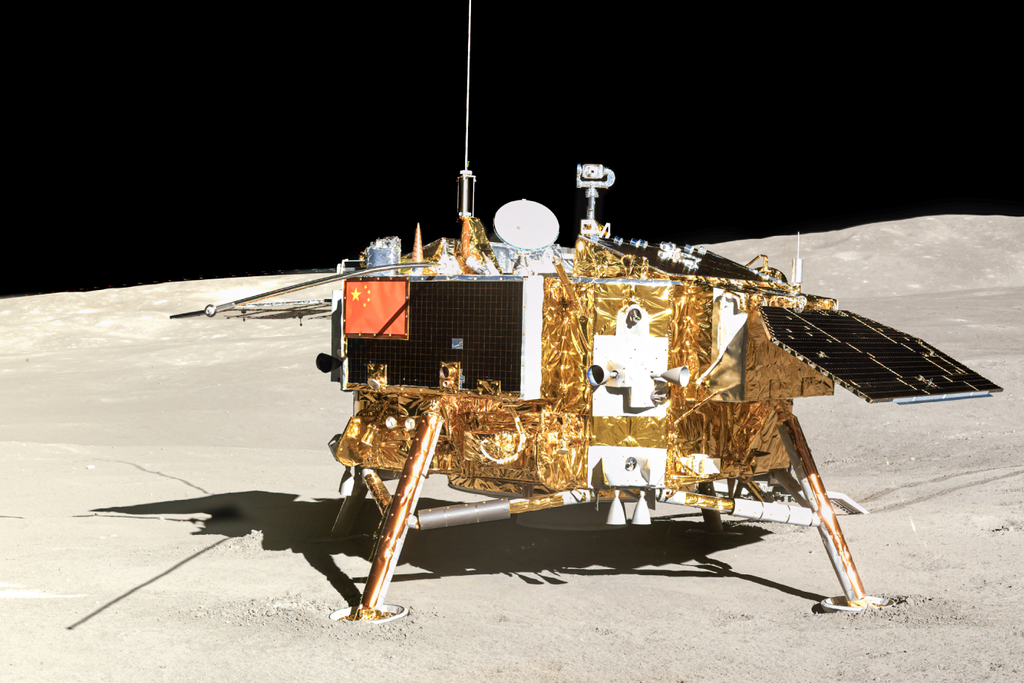 A China desponta como uma das protagonistas da nova corrida espacial, com planos de levar humanos ao solo da Lua nas próximas décadas. Crédito: CSNA