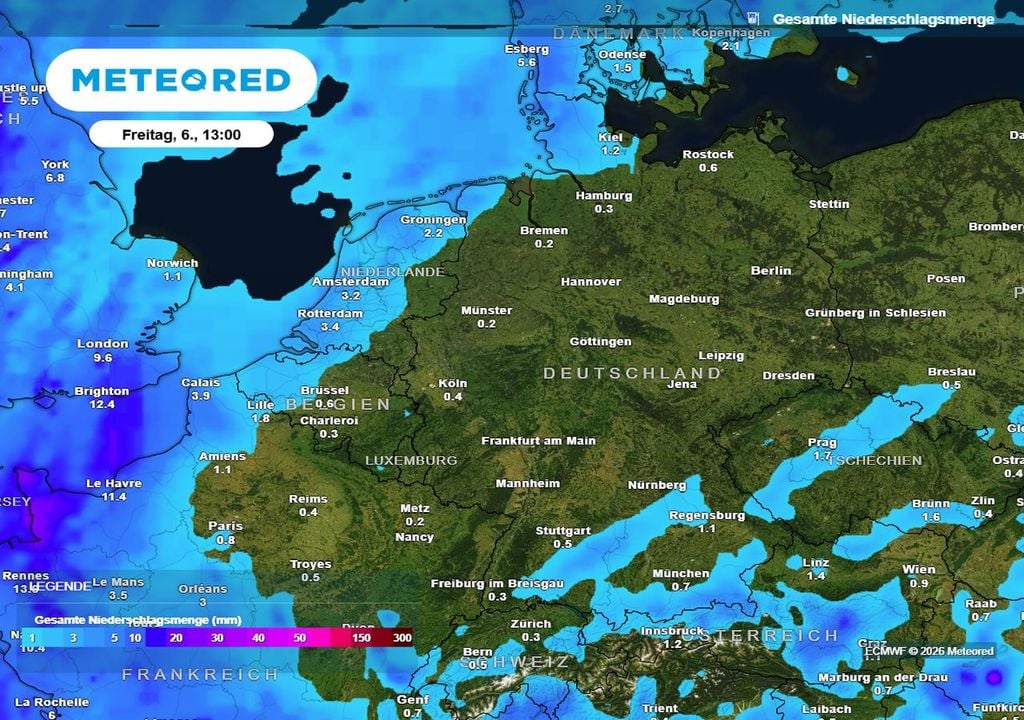 Bis Ende der ersten Märzwoche ist kein Niederschlag in Sicht. Der Frühling dreht voll auf.