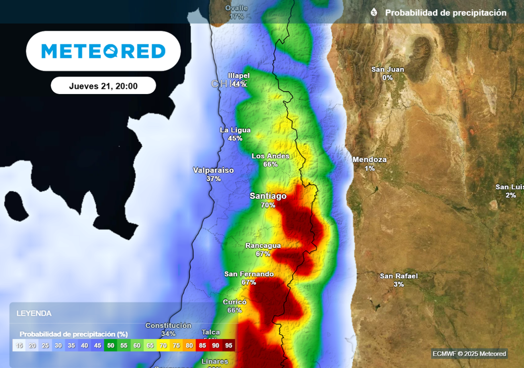 Probabilidad de lluvias