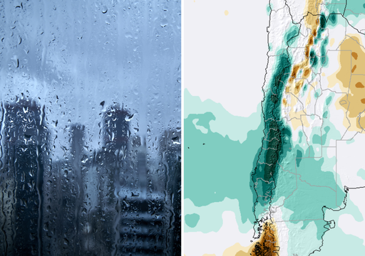Modelo europeo pronostica lluvias hasta el norte de Chile para octubre: bajas presiones tendr&iacute;an "chipe libre"
