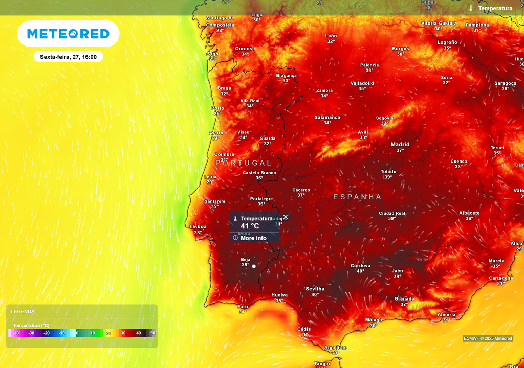 temperatura do ar à superfície temperatura do ar à superfície