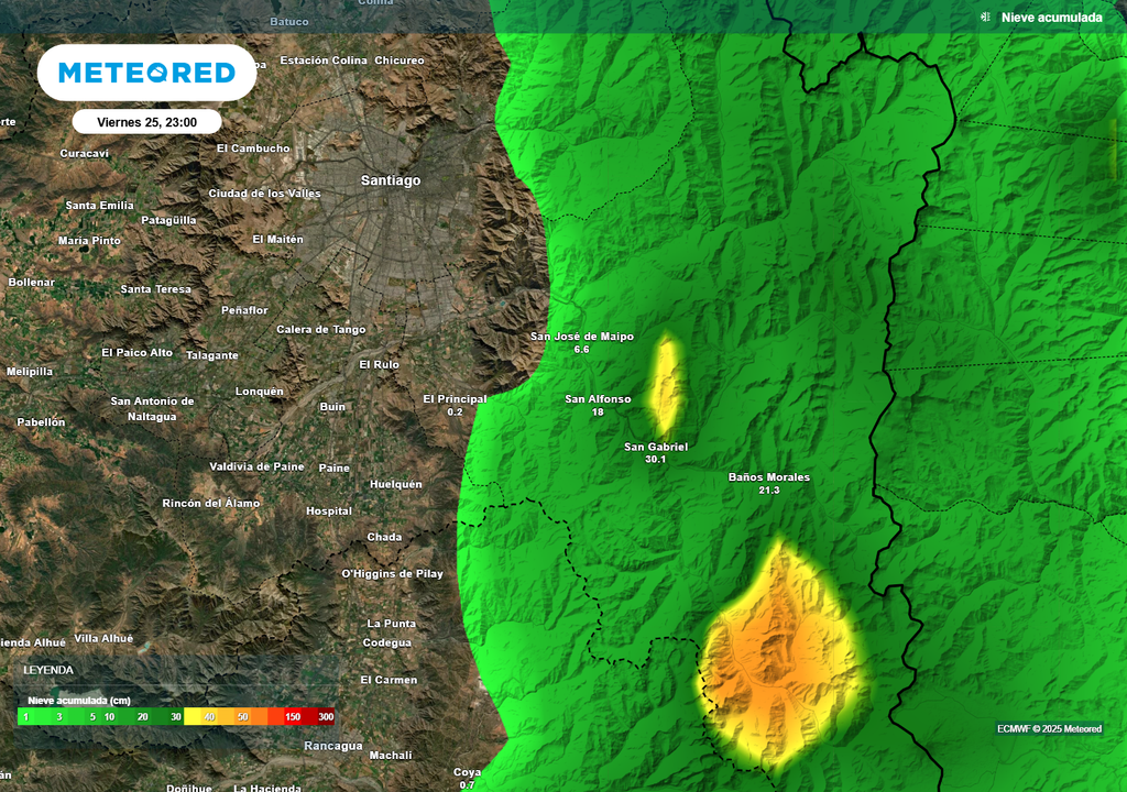 mapa de nieve. mapa de nieve.