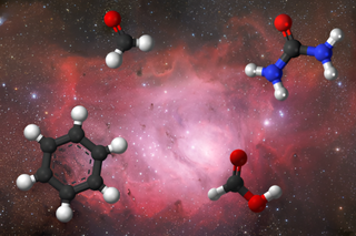Moléculas que são importantes para a vida podem se formar facilmente no Universo