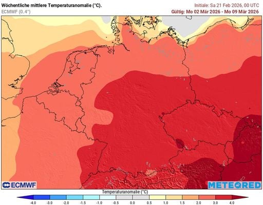 "Ungew&ouml;hnliche" Monatsvorhersage: Das Wetter im M&auml;rz in Deutschland nach dem europ&auml;ischen Modell