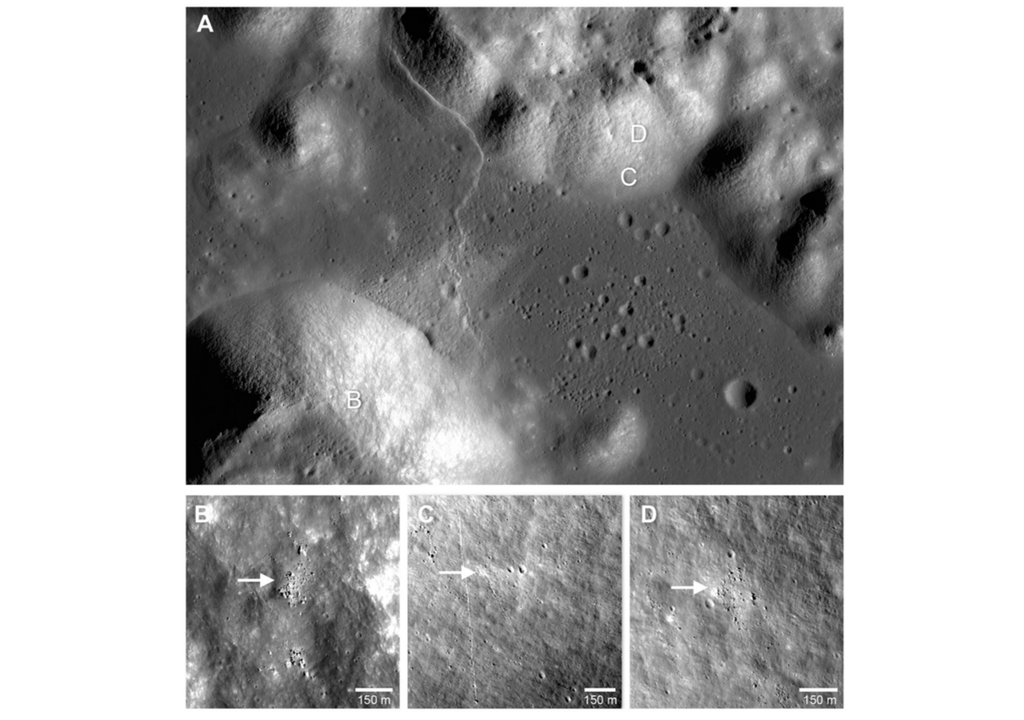 Taurus-Littrow-Tal und Herkunftsgebiete der Felsblöcke. Taurus-Littrow-Tal und Herkunftsgebiete der Felsblöcke.