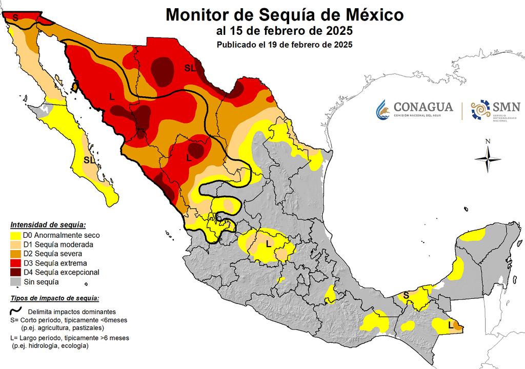 Monitor de Sequía - Servicio Meteorológico Nacional México Monitor de Sequía - Servicio Meteorológico Nacional México