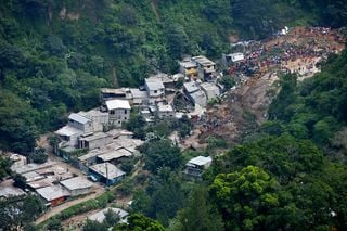 Monitoreo de peligros de deslizamientos de tierras en Centroamérica