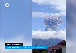 Monte Merapi en Indonesia vuelve a hacer erupción, lo que generó la paralización de Sumatra Occidental