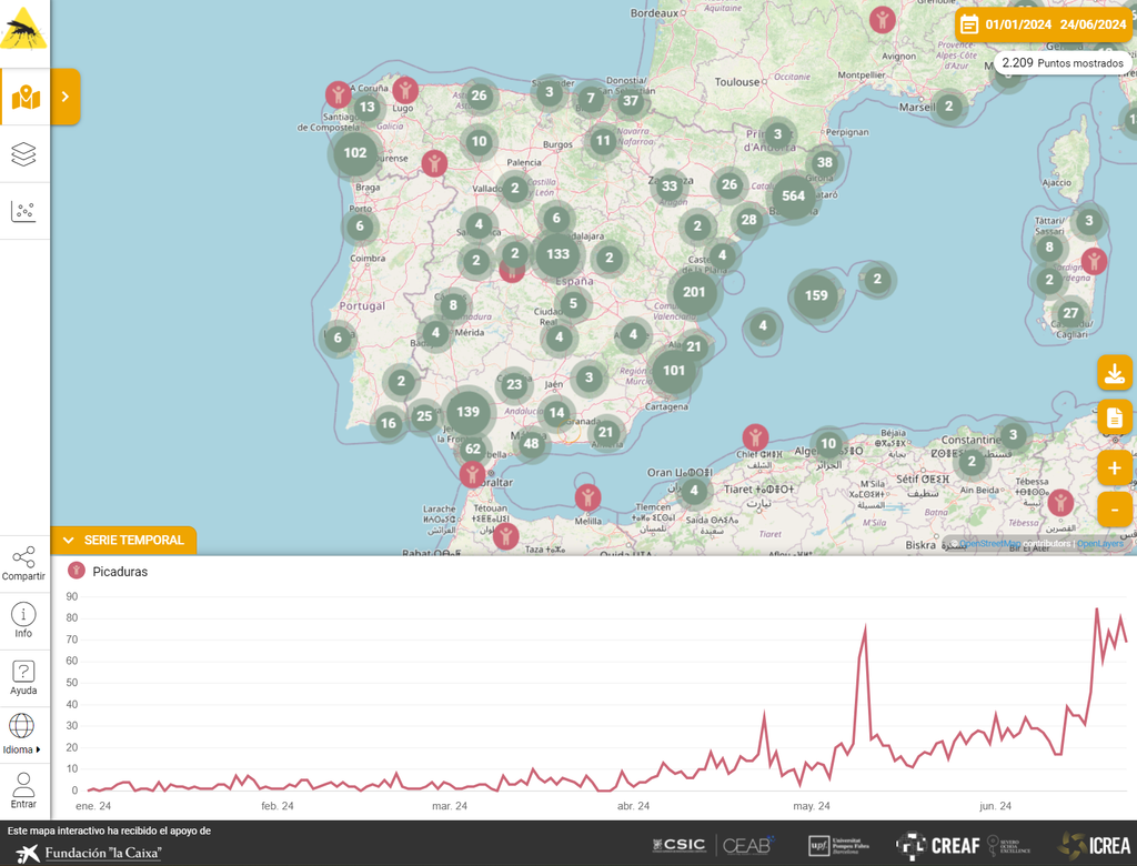 Mosquito Bite Map