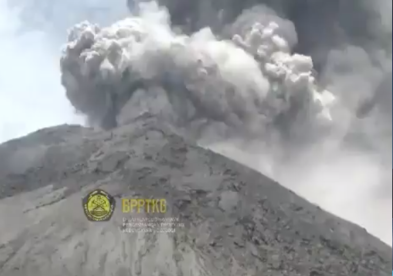 Mount Merapi Volcano Erupts In Indonesia