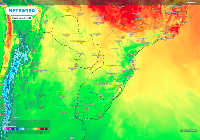 Mudan&ccedil;a no tempo no RS: ar frio afasta risco de temporais e traz queda de 9&deg;C