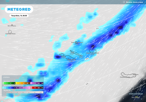 Sistema frontal aumenta instabilidade nos A&ccedil;ores nos pr&oacute;ximos dias e Madeira mant&eacute;m condi&ccedil;&otilde;es anticicl&oacute;nicas