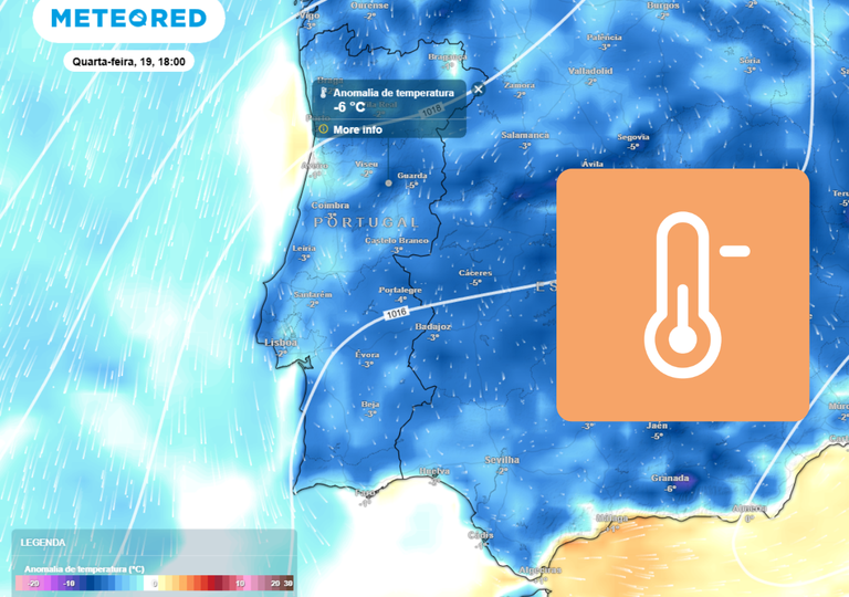 Mudança radical das temperaturas em Portugal: o ar do Polo Norte vai substituir o do Saara. Eis as datas-chave