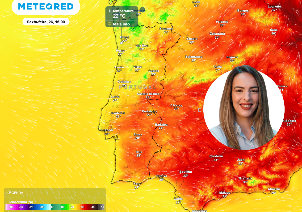 Weather in Portugal this week: starts warm, but changes are in sight; rain and thunderstorms are expected to continue