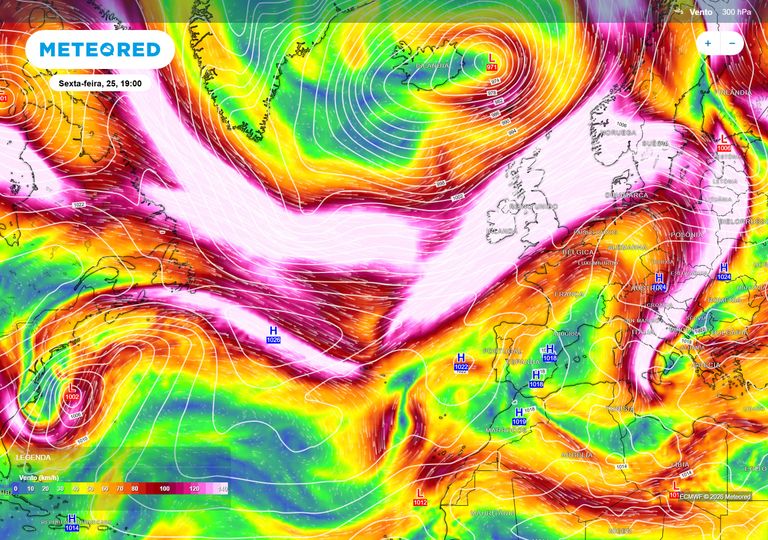 Mudan&ccedil;as no tempo em Portugal no final de setembro: a corrente de jato polar pode ondular e varrer o ver&atilde;o