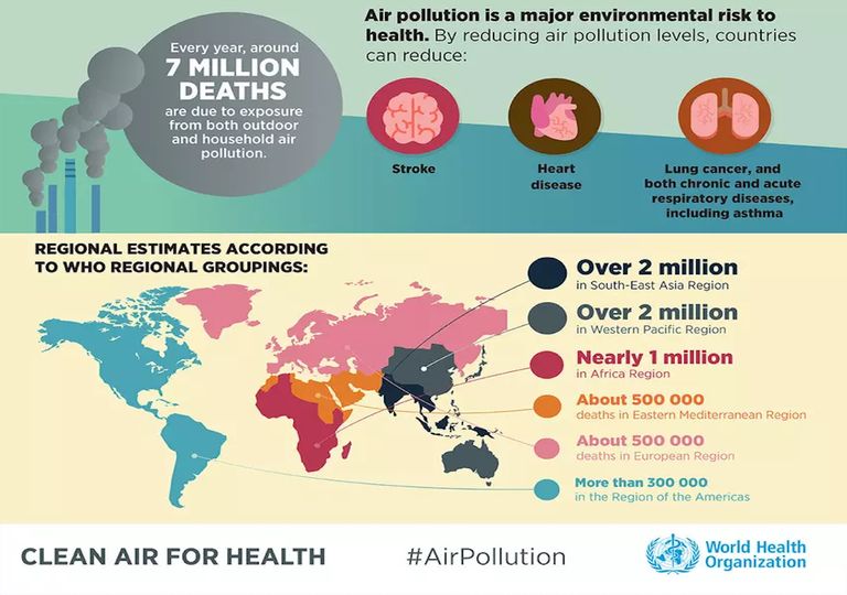 Murieron miles de personas por la contaminación del aire en 2020 Murieron miles de personas por la contaminación del aire en 2020