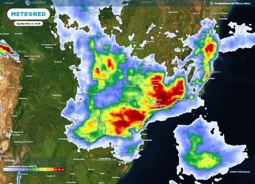 Muita chuva para SP: volumes acima dos 100 mm com alerta de tempestades severas; confira