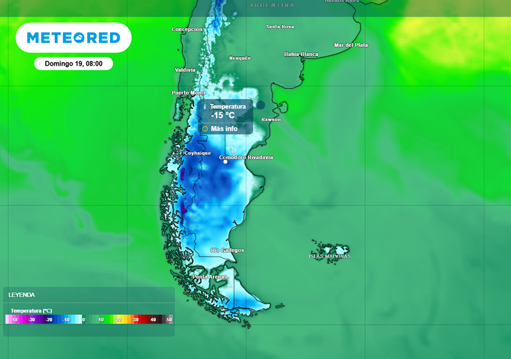 frio y calor en argentina El enorme contraste térmico de 50 grados entre la Patagonia y el NEA