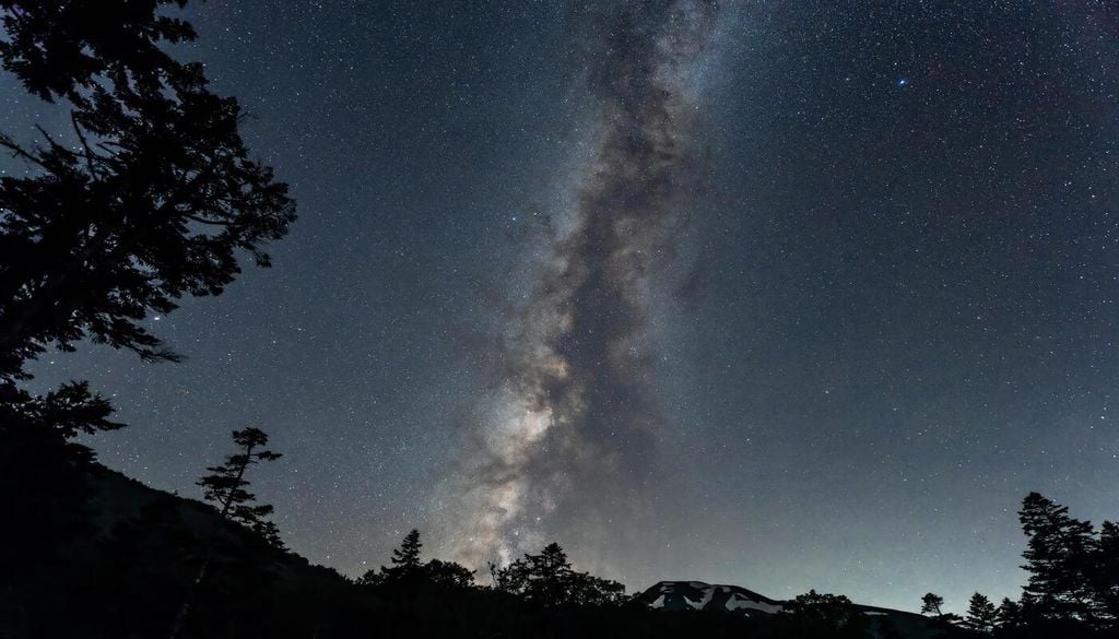 La Voie lactée s'aperçoit depuis des sites sans pollution lumineuse La Voie lactée s'aperçoit depuis des sites sans pollution lumineuse