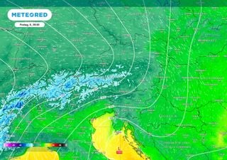 München ergriffen von Polarluft: von Spätsommer bis zum ersten Schnee in den Alpen