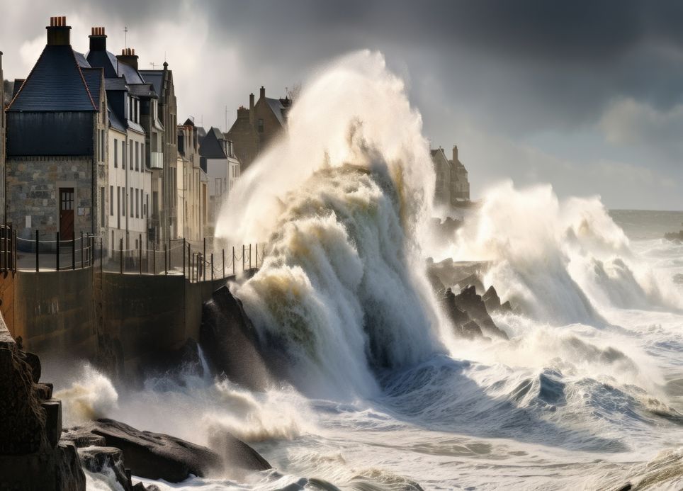 La nouvelle normalité ? Des tempêtes d'une violence inédite et des vagues gigantesques mettent en péril les régions côtières françaises.