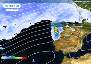 Na próxima semana a NAO positiva poderá impor-se: quanta chuva cai em Portugal com este regime?