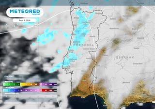 Na próxima semana o jato polar trará temperaturas bem mais frescas e uma frente deixará chuva nestas regiões de Portugal