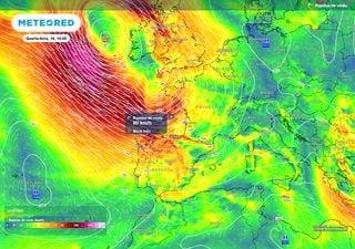 Na quarta-feira uma tempestade deixar&aacute; chuva, vento forte e neve nestas zonas de Portugal