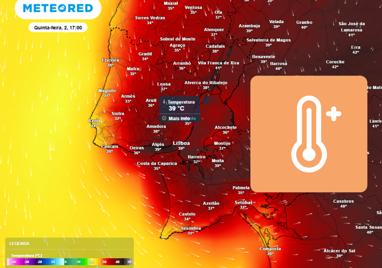 Na quinta, 2 de julho, ter&aacute; in&iacute;cio em Lisboa uma longa s&eacute;rie de dias em que a temperatura m&aacute;xima ultrapassar&aacute; os 35 &ordm;C
