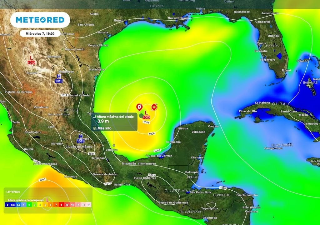 Se preve oleaje elevado de hasta 4 metros de altura en costas del oriente de México, debido a la tormenta tropical Isaias.. Se preve oleaje elevado de hasta 4 metros de altura en costas del oriente de México, debido a la tormenta tropical Isaias..